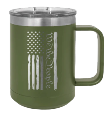 We The People Flag - 15oz Mug Laser Engraved - Image 10