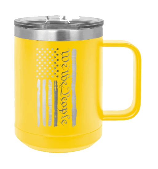 We The People Flag - 15oz Mug Laser Engraved - Image 17