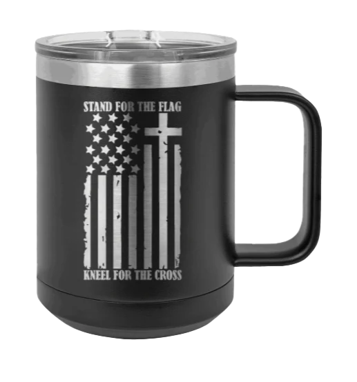 Stand For The Flag - 15oz Mug Laser Engraved