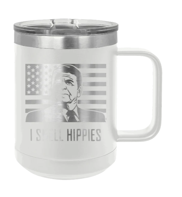 I Smell Hippies - 15oz Mug Laser Engraved - Image 16