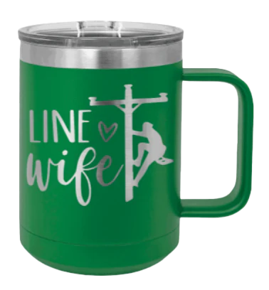 Line Wife - 15oz Mug Laser Engraved - Image 5