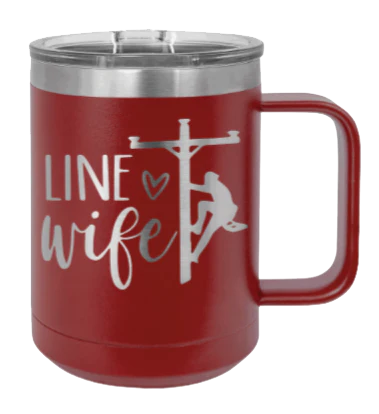 Line Wife - 15oz Mug Laser Engraved - Image 8
