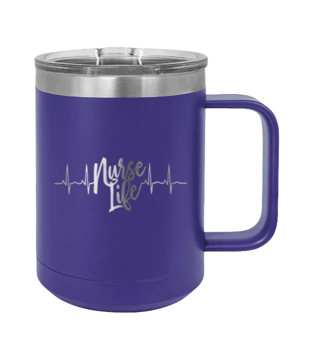 Nurse Life - 15oz Mug Laser Engraved - Image 12