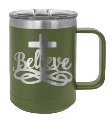 Believe - 15oz Mug Laser Engraved - Image 10