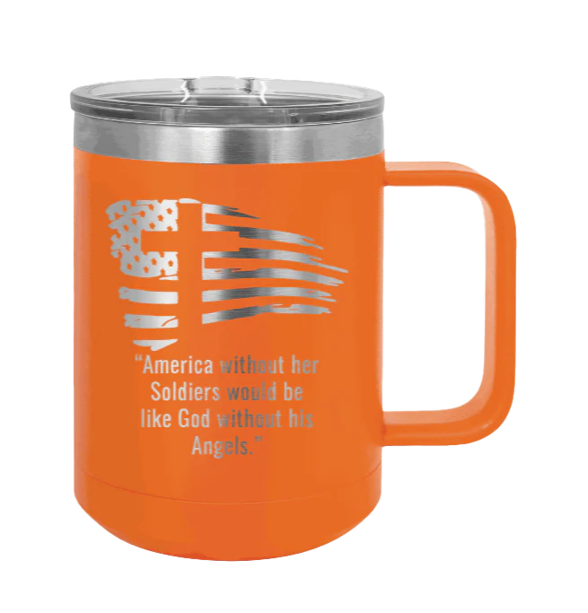 Soldiers and Angels - 15oz Mug Laser Engraved - Image 11
