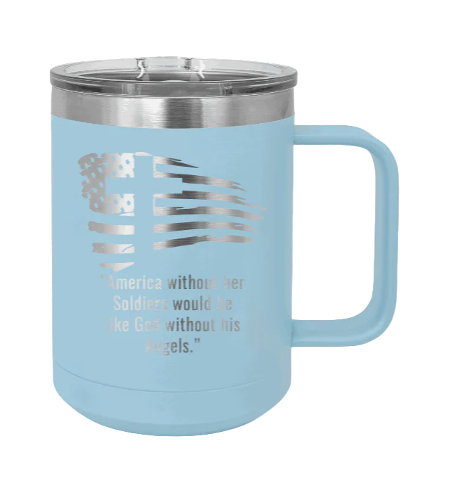 Soldiers and Angels - 15oz Mug Laser Engraved - Image 6