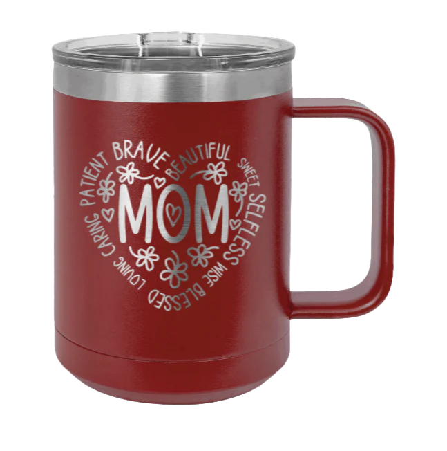Mom - 15oz Mug Laser Engraved - Image 8