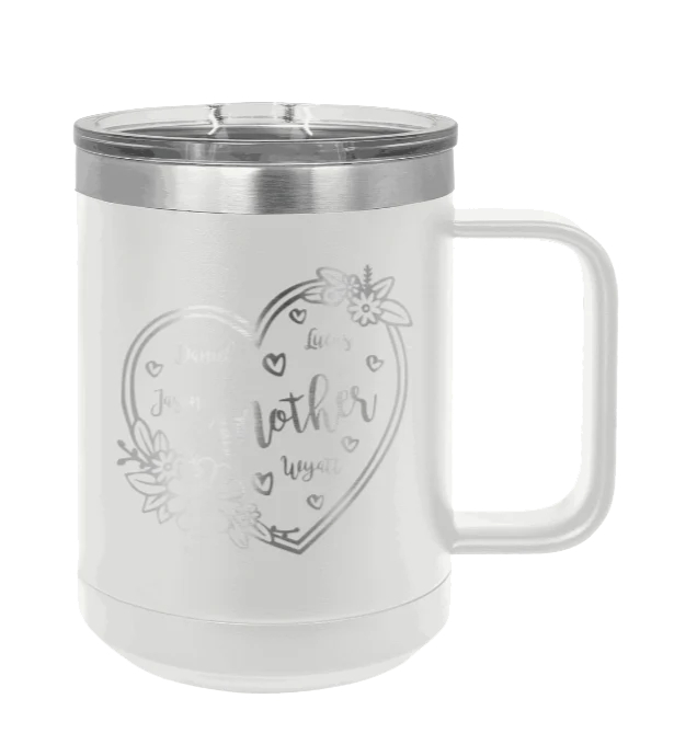 Mother with Names - 15oz Mug Laser Engraved - Image 16