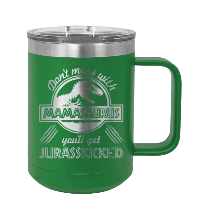 You'll Get Your Jurasskicked - 15oz Mug Laser Engraved - Image 5