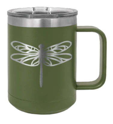 Dragonfly - 15oz Mug Laser Engraved - Image 10