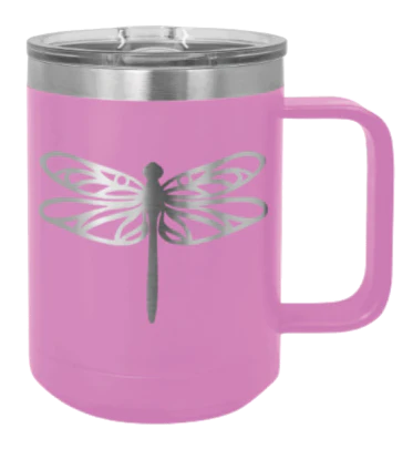 Dragonfly - 15oz Mug Laser Engraved - Image 7