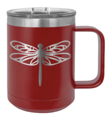Dragonfly - 15oz Mug Laser Engraved - Image 8