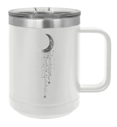 Moon & Stars - 15oz Mug Laser Engraved - Image 16