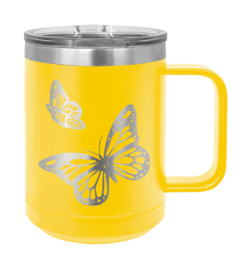 Butterflies - 15oz Mug Laser Engraved - Image 17