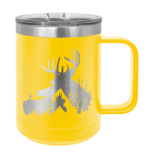 Buck & Doe - 15oz Mug Laser Engraved - Image 17