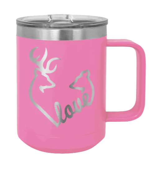 Buck Doe Love - 15oz Mug Laser Engraved - Image 12