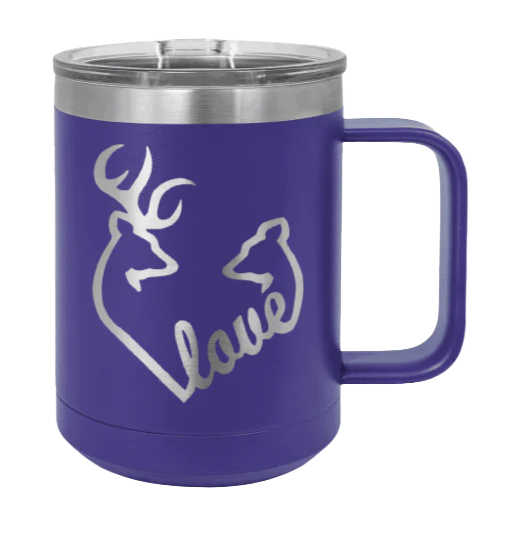 Buck Doe Love - 15oz Mug Laser Engraved - Image 13