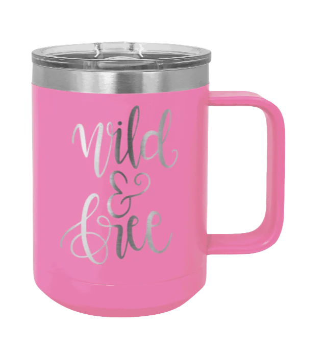 Wild & Free - 15oz Mug Laser Engraved - Image 12