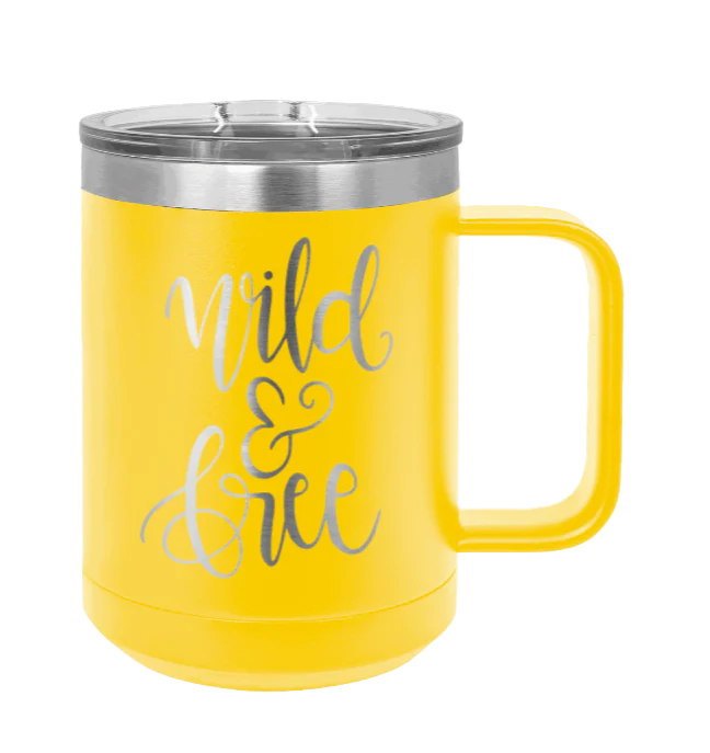 Wild & Free - 15oz Mug Laser Engraved - Image 17