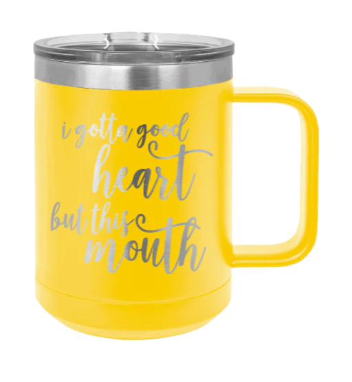 But This Mouth - 15oz Mug Laser Engraved - Image 17