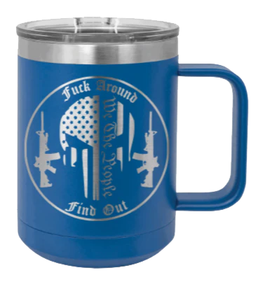 FAFO Punisher - 15oz Mug Laser Engraved - Image 2