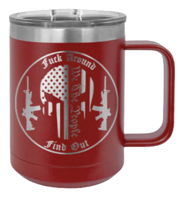 FAFO Punisher - 15oz Mug Laser Engraved - Image 8