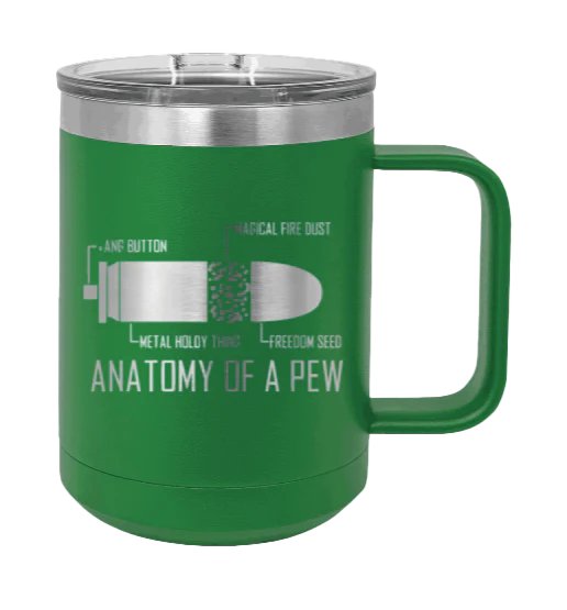 Anatony Of A Pew - 15oz Mug Laser Engraved - Image 5