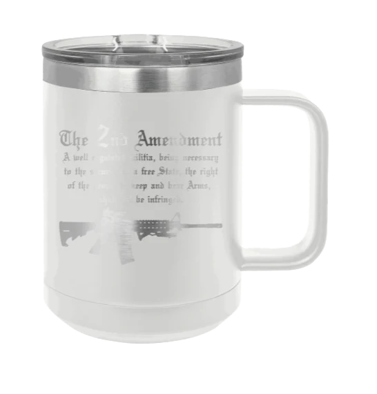 2nd Amendment  - 15oz Mug Laser Engraved - Image 16