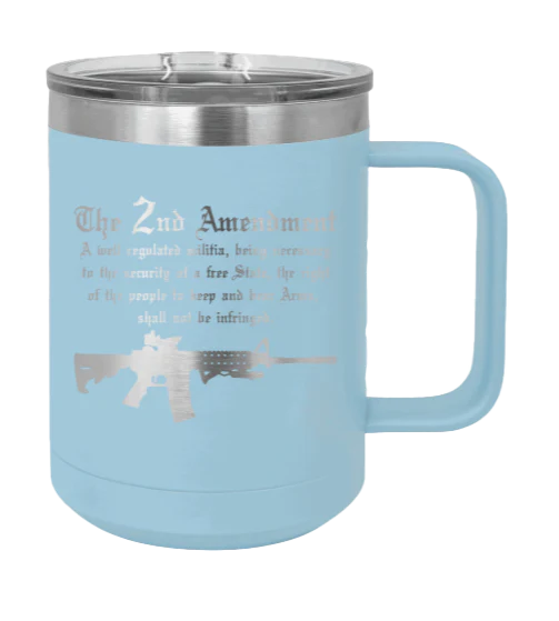 2nd Amendment  - 15oz Mug Laser Engraved - Image 6