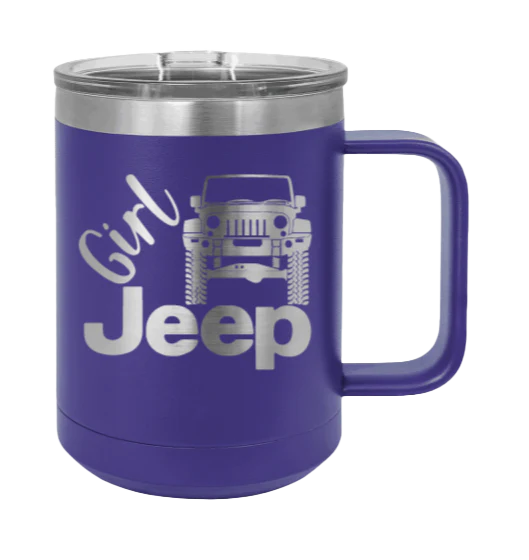 Girl Jeep JK - 15oz Mug Laser Engraved - Image 13
