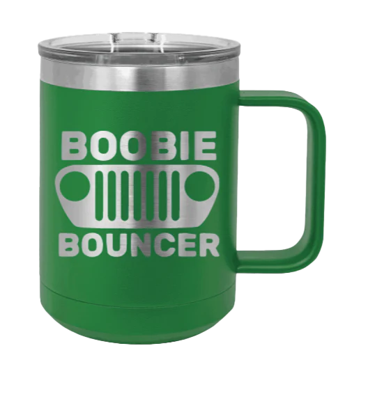Boobie Bouncer - 15oz Mug Laser Engraved - Image 5