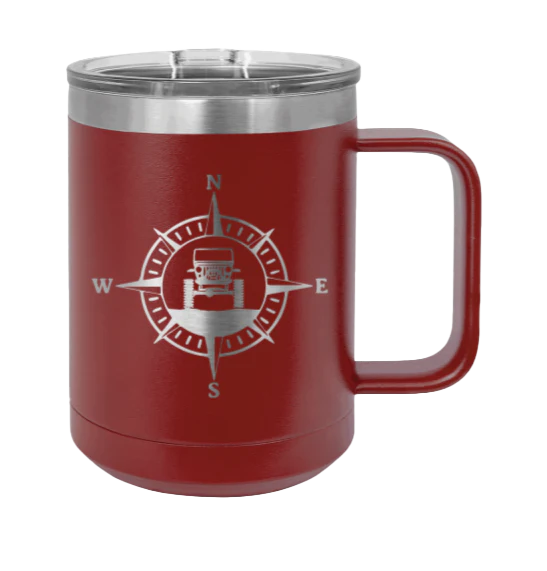 Jeep Compass CJ - 15oz Mug Laser Engraved - Image 8