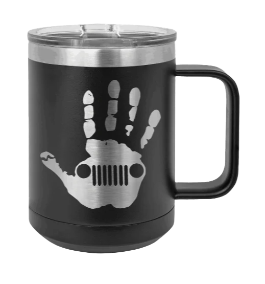 Jeep Wave - 15oz Mug Laser Engraved