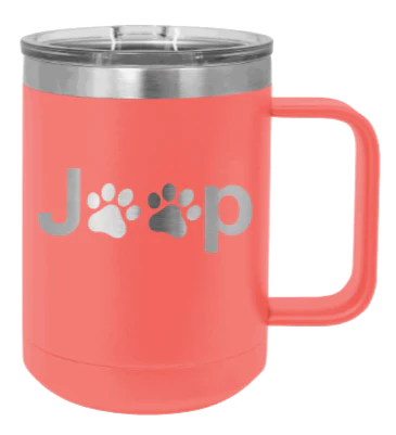 Jeep Paws - 15oz Mug Laser Engraved - Image 3