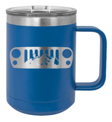 JK Grill Mountains - 15oz Mug Laser Engraved - Image 2