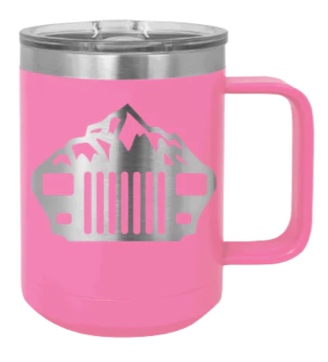 YJ Mountains - 15oz Mug Laser Engraved - Image 12