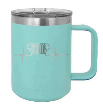 CJ Heartbeat - 15oz Mug Laser Engraved - Image 15