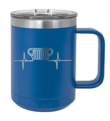 CJ Heartbeat - 15oz Mug Laser Engraved - Image 2
