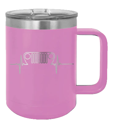 TJ Heartbeat - 15oz Mug Laser Engraved - Image 7
