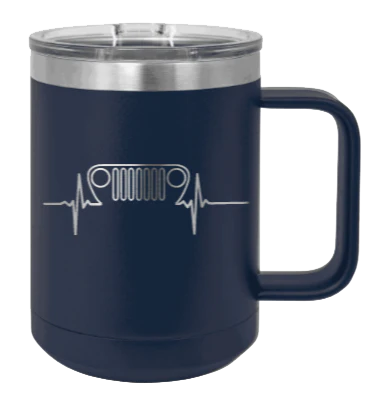 TJ Heartbeat - 15oz Mug Laser Engraved - Image 9