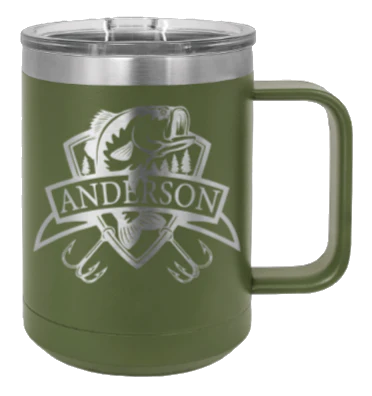 Bass Banner - 15oz Mug Laser Engraved - Image 10