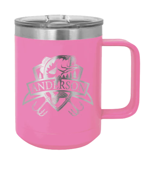 Bass Banner - 15oz Mug Laser Engraved - Image 12