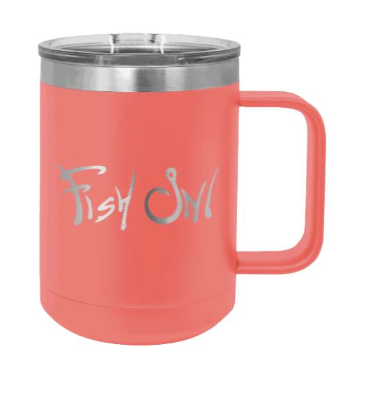 Fish On - 15oz Mug Laser Engraved - Image 3