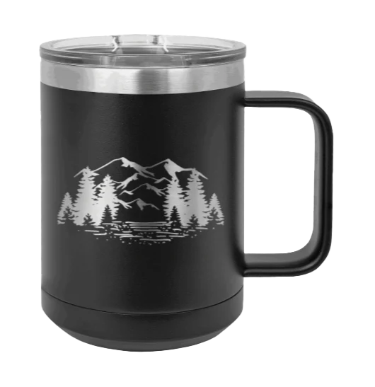 Mountains - 15oz Mug Laser Engraved