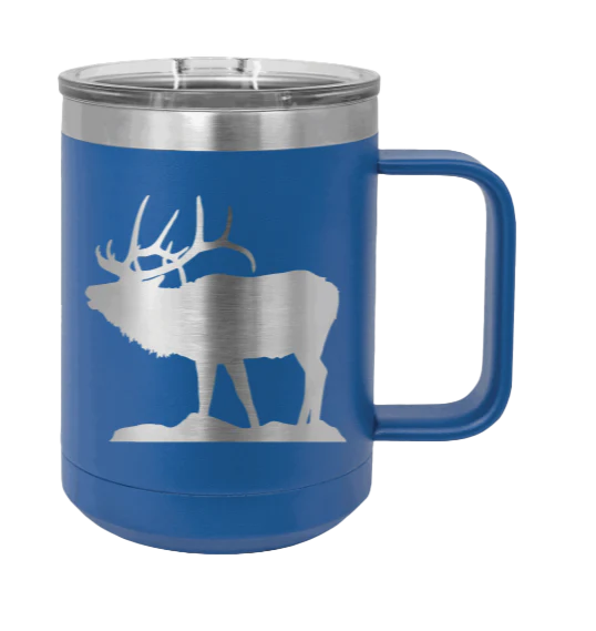 Elk - 15oz Mug Laser Engraved - Image 2