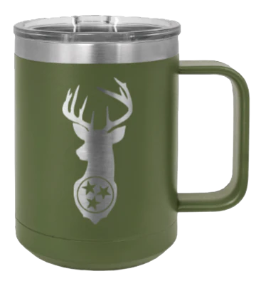 Tristar Deer - 15oz Mug Laser Engraved - Image 10