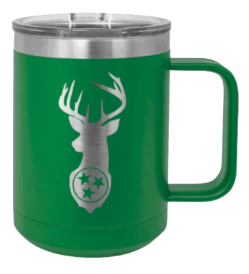 Tristar Deer - 15oz Mug Laser Engraved - Image 5