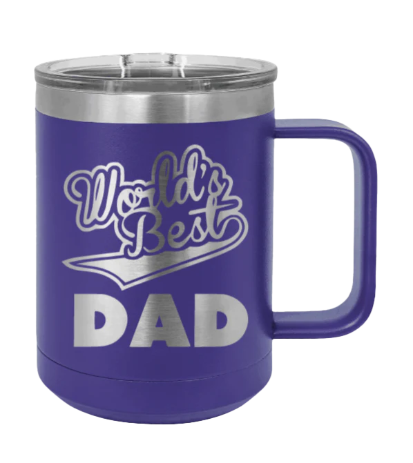 World's Best Dad - 15oz Mug Laser Engraved - Image 13