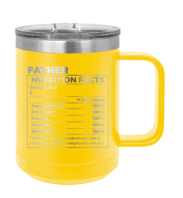 Father Nutrition - 15oz Mug Laser Engraved - Image 16