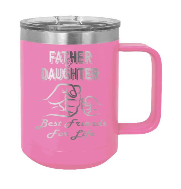 Father & Daughter Fist Bump - 15oz Mug Laser Engraved - Image 11